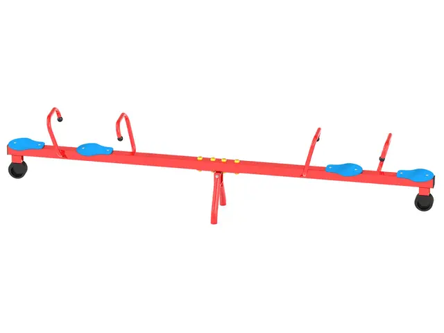 Vippe med fire seter L391 x B48 x H84 cm 