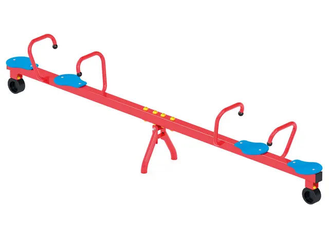 Vippe med fire seter L391 x B48 x H84 cm 