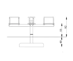 Karusell med 4 seter