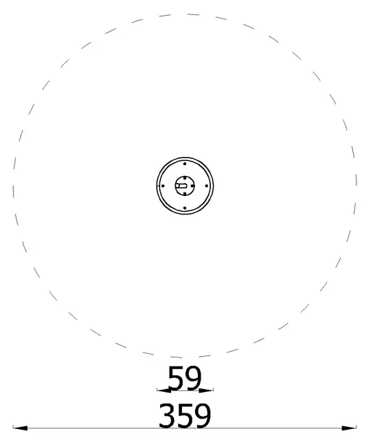 Karusell Twister Ø59 x H145 cm 