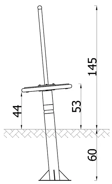 Karusell Twister Ø59 x H145 cm 