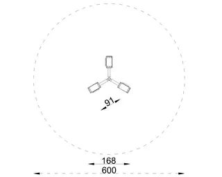 Karusell med 3 seter