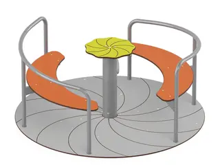 Novo karusell med sittepanel Ø150 x H77 cm