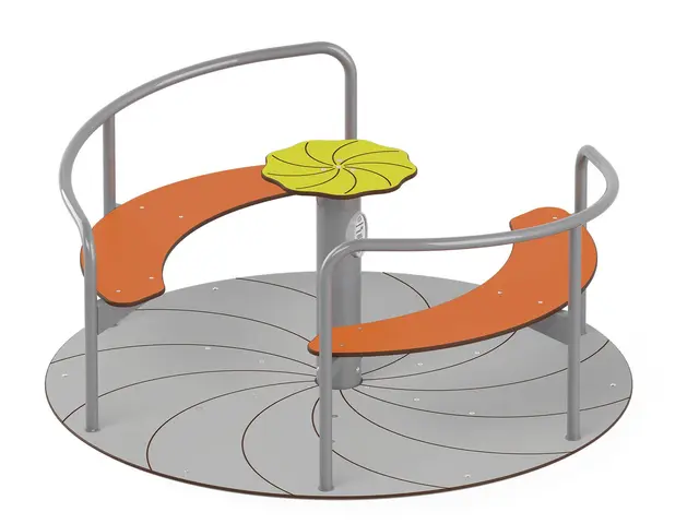 Novo karusell med sittepanel Ø150 x H77 cm 