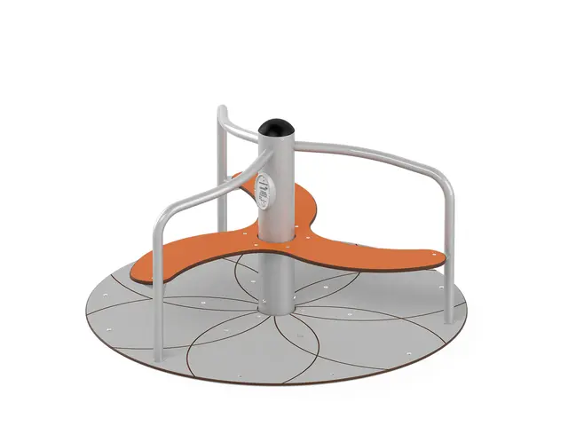 Vento karusell med sittepanel Ø120 x H74 cm 