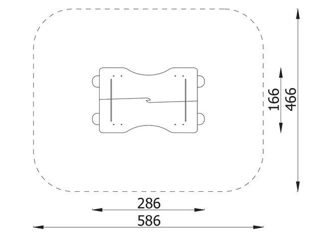 Lekehus XL L286 x B166 x H212 cm 