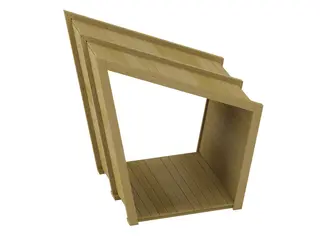 Terra funkis lekehus L171 x B125 x H189 cm