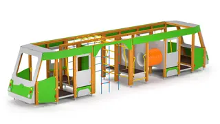 Tog lekeapparat L964 cm x B183 x 204 cm