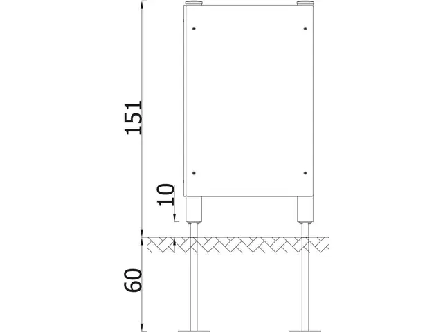 Orbis lekepanel krittavler B81 x D81 x H151 cm 