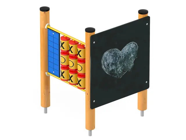 Orbis lekepanel bondesjakk og krittavle L83 x B101 x H146cm 