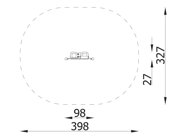 Milo lekepanel kjøkken L98 x B27 x H103 cm 