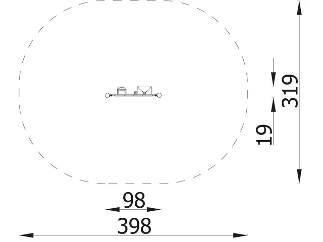 Milo lekepanel lab L98 x B19 x H103 cm 