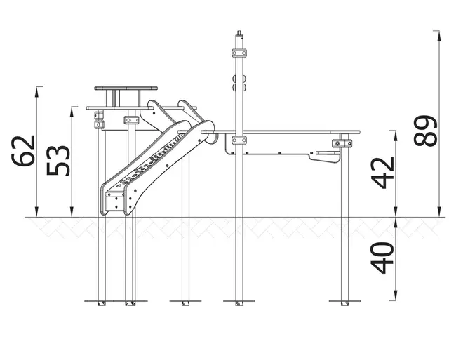 Milo sandbord 1 L132 x B126 x H89 cm 