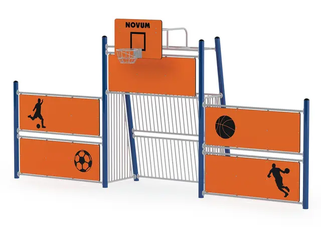 A4K kombinasjonsmål med ballvegg L761 x B244 x H368 cm 