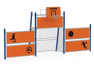 A4K kombinasjonsmål med ballvegg L761 x B244 x H368 cm