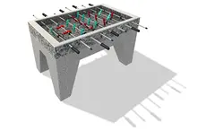 Fotballspill i betong L139 x B83 x H84 cm