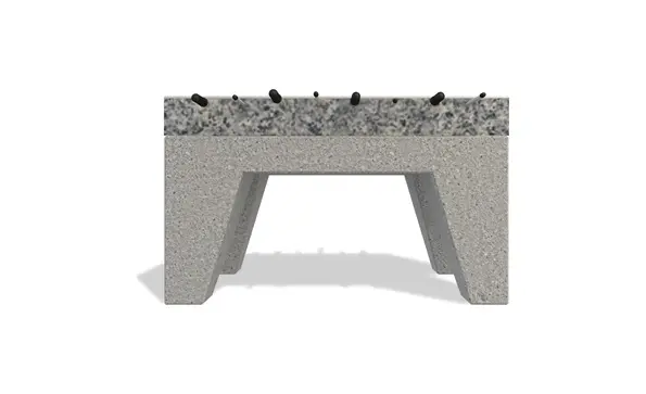 Fotballspill i betong L139 x B83 x H84 cm 