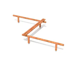 ZikkZakk balansebom L572 x B300 x H63 cm