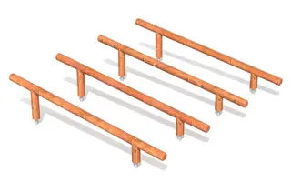 Hoppehinder L312 x B300 x H60 cm