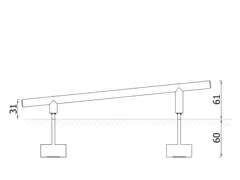 Hoppehinder L312 x B300 x H60 cm
