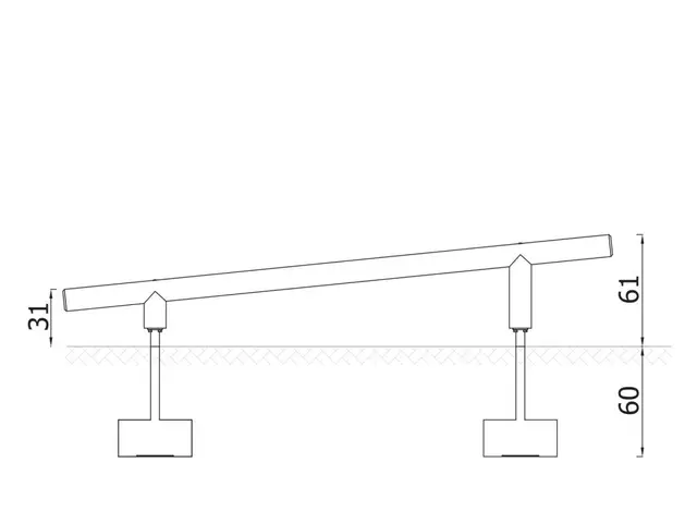 Hoppehinder L312 x B300 x H60 cm 