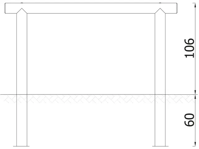 Hoppebukk L312 x B300 x H60 cm 
