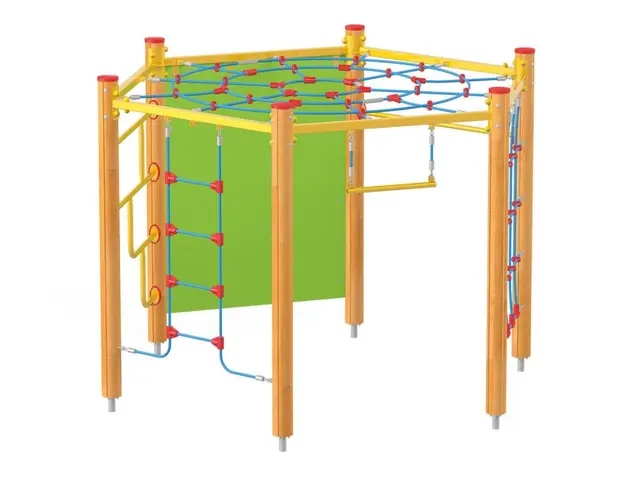 Hexagon klatrestativ L282 x B246 x H201 cm 