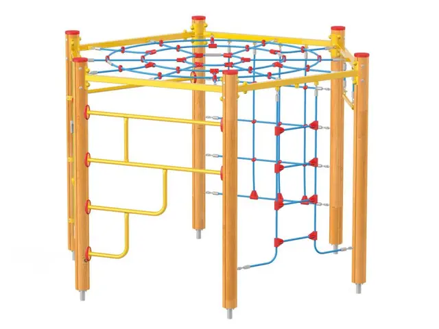 Hexagon klatrestativ L282 x B246 x H201 cm 