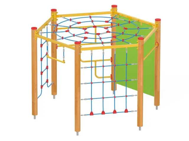 Hexagon klatrestativ L282 x B246 x H201 cm 