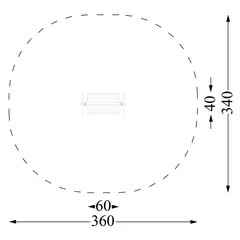Kort rulle L89 x B46 x H116 cm