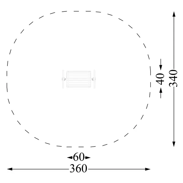 Kort rulle L89 x B46 x H116 cm 