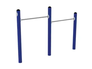 A4K dobbel Pull-up bars L245 x B12 x H174 cm