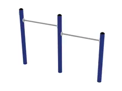 A4K dobbel Pull-up bars L245 x B12 x H174 cm