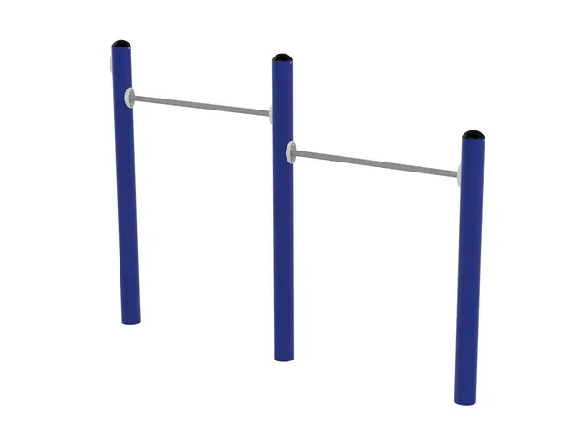 A4K dobbel Pull-up bars L245 x B12 x H174 cm 