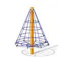 Klatrenett kjegleformet L184 x B184 x H234 cm