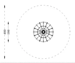 Diamant klatrenett L184 x B184 x H234 cm