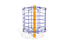 Klatrenett sylinder L184 x B184 x H234 cm
