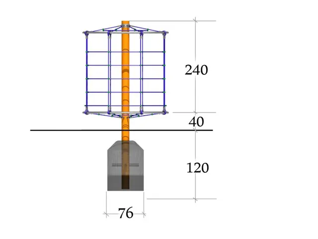 Klatrenett sylinder L184 x B184 x H234 cm 