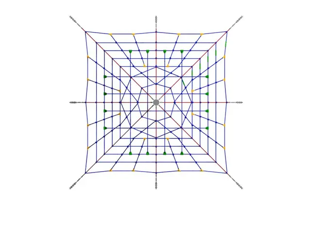 Liten klatrepyramide L402 x B402 x H300 cm 