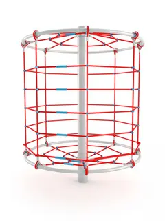 Klatrenett roterende karusell L184 x B184 x H234 cm