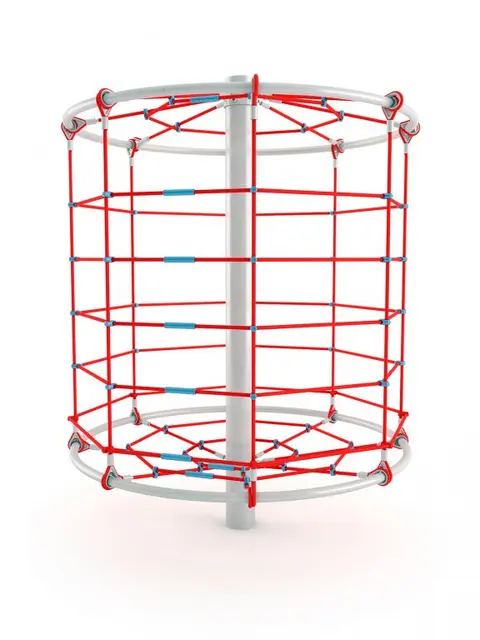Klatrenett roterende karusell L184 x B184 x H234 cm 