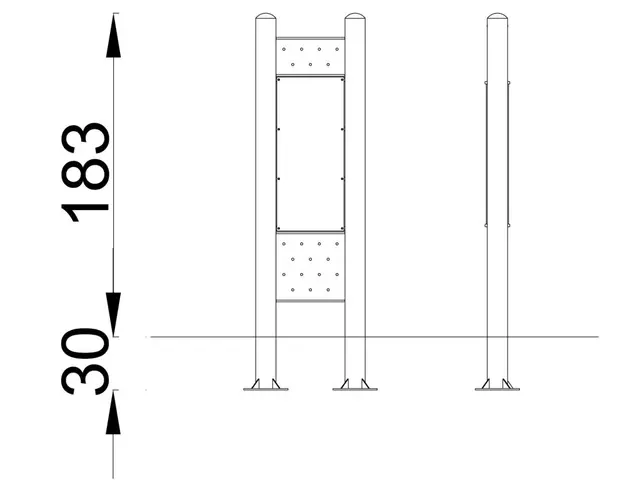 Grunnstamme L12 x B64 x H183 