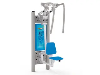 Intensiv butterfly trenings apparat. H204 x B62 x D115 cm
