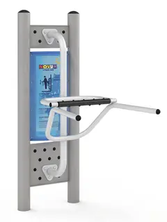 Hofte masasje trenings apparat. H184 x B78 x D127 cm