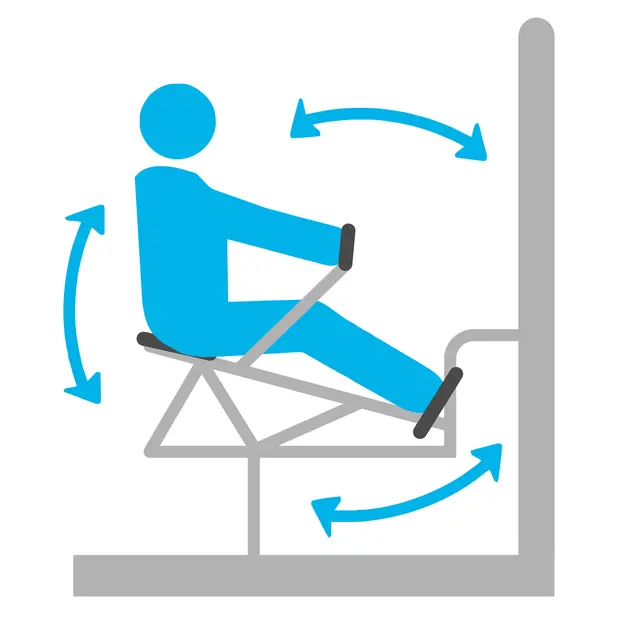 Romaskin singelstamme H99 x B98 x D127 cm 