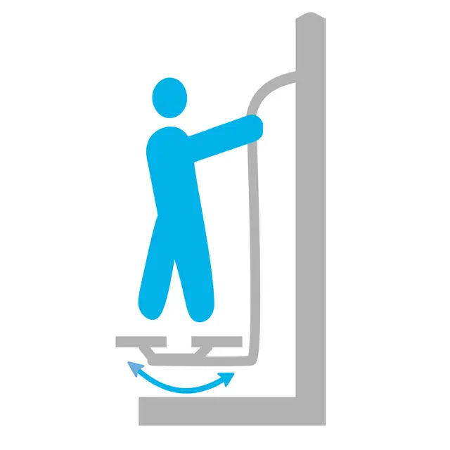 Bensplitt singelstamme H173 x B80 x D92 cm 