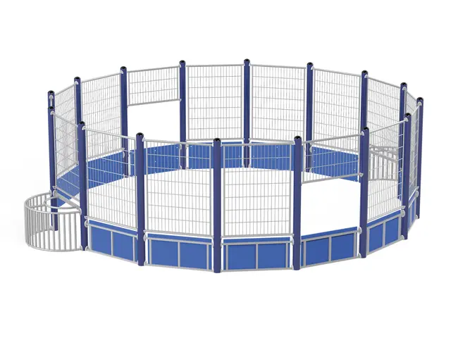 A4K ballbinge rund L739 x B600 x H214 cm 