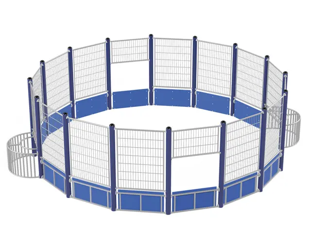 A4K ballbinge rund L739 x B600 x H214 cm 