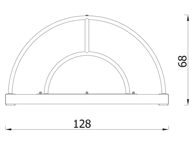 A4K fotballmål lite L136 x B76 x H64 cm 