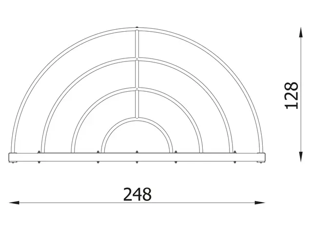A4K fotballmål stort L256 x B135 x H183 cm 